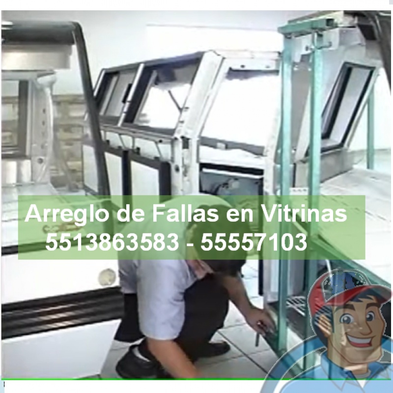 Reparación de Fallas en Vitrinas Cdmx 