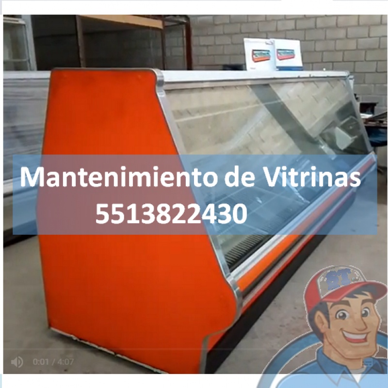 Mantenimiento de Vitrinas Refrigerantes 